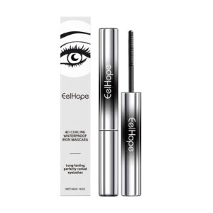 Eelhope 4d Curling Iron Mascara, Natural, Thin, Volumizing, Waterproof, Sweat Resistant Mascara