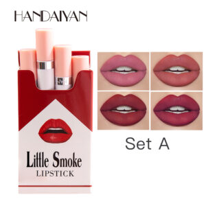 HANDAIYAN Cigarette Lipstick Set of 4 Matte Velvet Matte Lipstick Lipstick